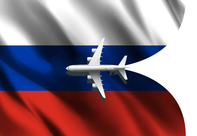 ارسال بار هوایی به روسیه، ارسال بار به روسیه