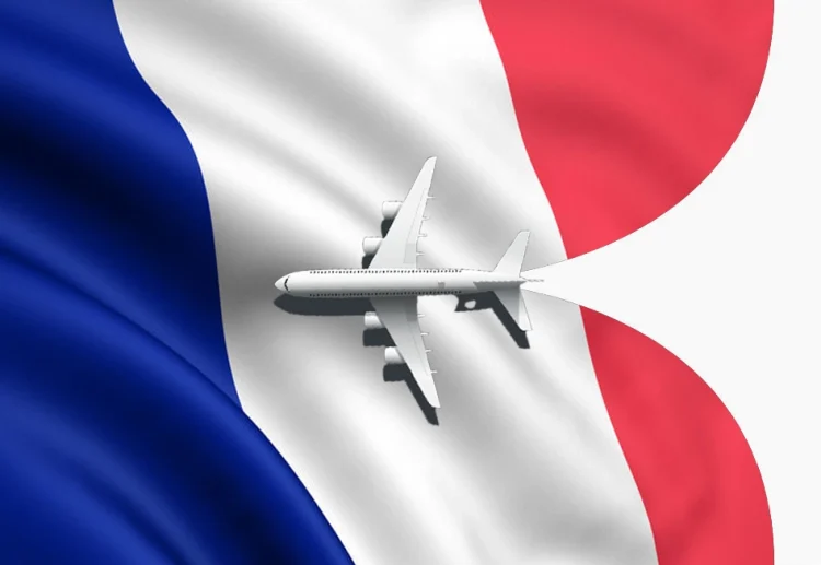 ارسال بار هوایی به فرانسه، ارسال بار به فرانسه